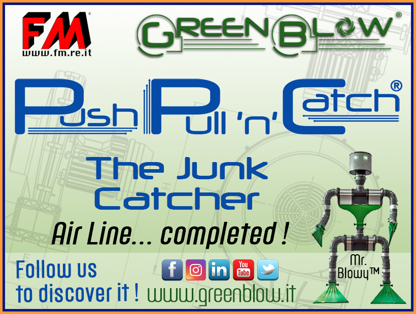 PULL’n’CATCH – The Junk Catcher… Linea aria GreenBlow completata !